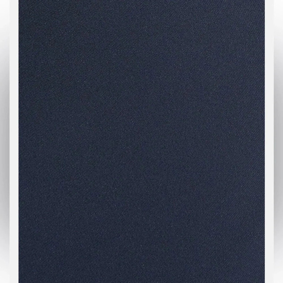 TIBI Navy Ruched Convertible Sleeve Stretch Crepe Midi V-Neck Dress Size 8 NWOT - Picture 10 of 14